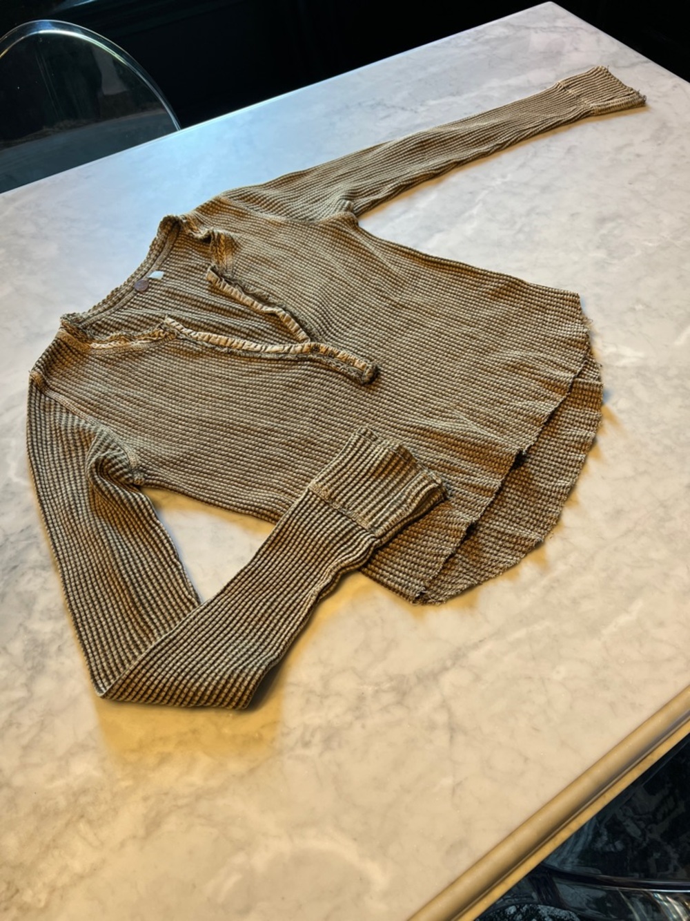 FP Free People One colt thermal. Medium. Army. EUC.